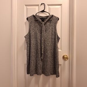 Lane Bryant‎ blouse Size 22/24 Casual sleeveless gray Plus size